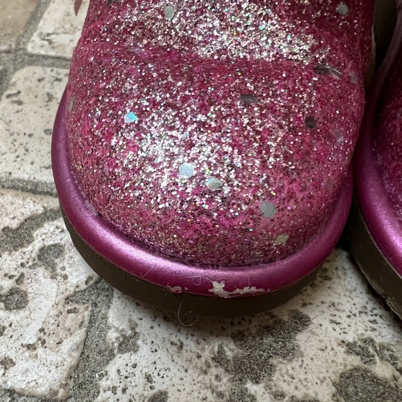 Juicy Size 6M (Baby/Toddler) Girls Pink Furry Winter Boots - Picture 2 of 7